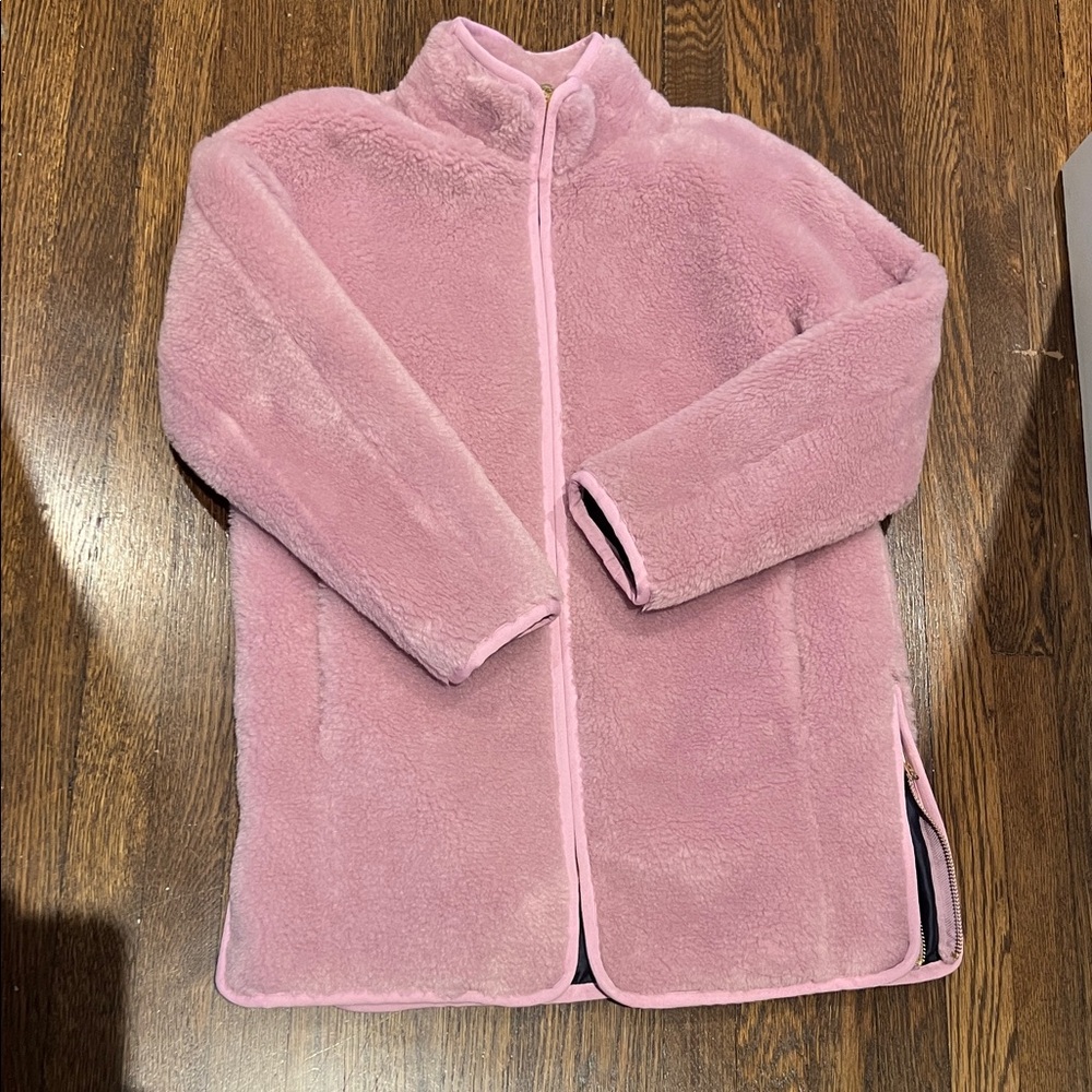 J. Crew Light Pink Fleece Jacket